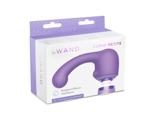 Фиолетовая утяжеленная насадка CURVE для массажера Le Wand Фиолетовая утяжеленная насадка CURVE для массажера Le Wand