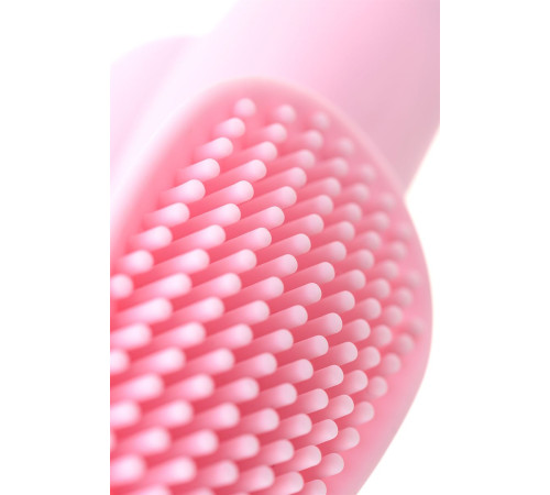 Нежно-розовая вибронасадка на палец JOS TWITY - 10,2 см.