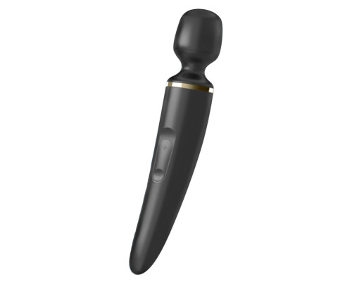 Заказать Черный вибратор Satisfyer Wand-er Woman