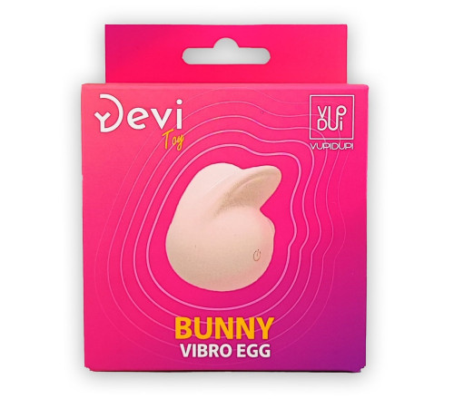 Розовое яичко-зайчик Bunny Vibro Egg