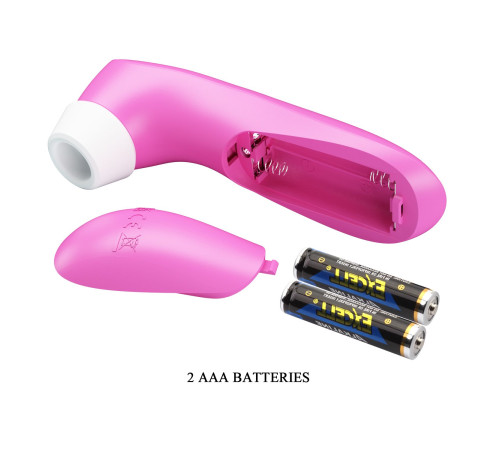 Розовый клиторальный стимулятор Breeze