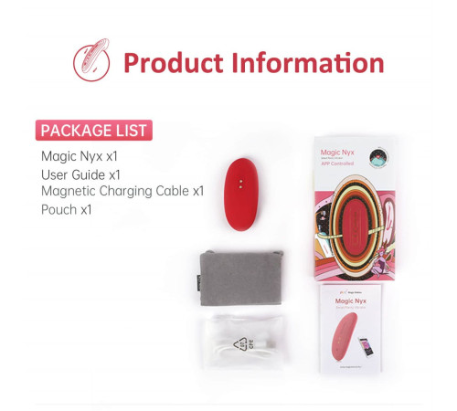 Вибромассажер в трусики Magic Motion Nyx - 8,8 см. Вибромассажер в трусики Magic Motion Nyx - 8,8 см.