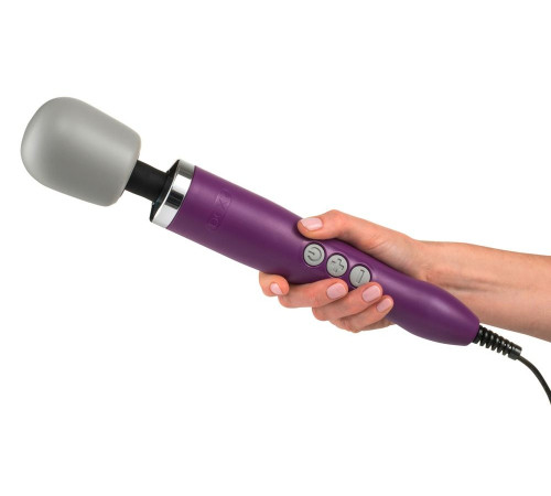 Фиолетовый жезловый вибратор Doxy Original Massager
