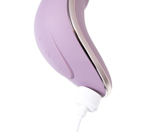 Сиреневый вакуум-волновой вибростимулятор клитора Satisfyer Vulva Lover 1
