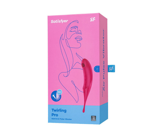 Красный вакуум-волновой стимулятор клитора Satisfyer Twirling Pro Красный вакуум-волновой стимулятор клитора Satisfyer Twirling Pro