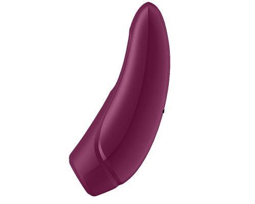 Заказать Бордовый вакуум-волновой стимулятор Satisfyer Curvy 1+