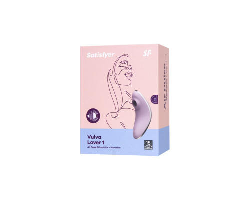 Заказать Сиреневый вакуум-волновой вибростимулятор клитора Satisfyer Vulva Lover 1