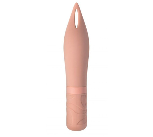 Бежевый мини-вибратор Airy’s Mystery Arrow - 15,2 см. Бежевый мини-вибратор Airy’s Mystery Arrow - 15,2 см.