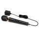 Заказать Черный проводной вибратор Le Wand Petite Vibrating Massager - 25 см.