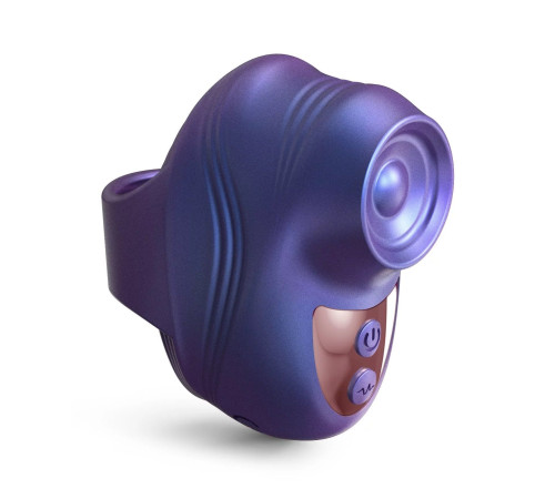 Синий клиторальный стимулятор на палец Kisscool