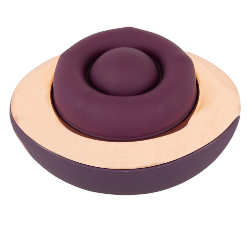 Фиолетовый вращающийся массажёр для вульвы Rotating Vulva Massager