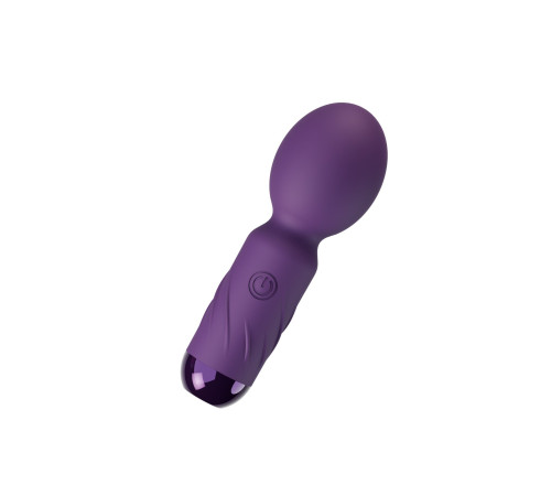 Фиолетовый мини-wand вибратор для стимуляции эрогенных зон