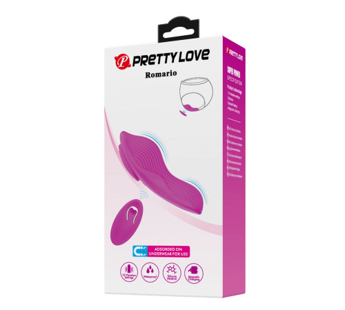 Лиловый вибратор в трусики Romario с пультом ДУ
