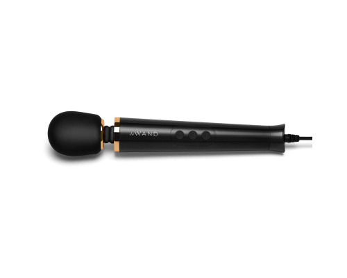 Заказать Черный проводной вибратор Le Wand Petite Vibrating Massager - 25 см.