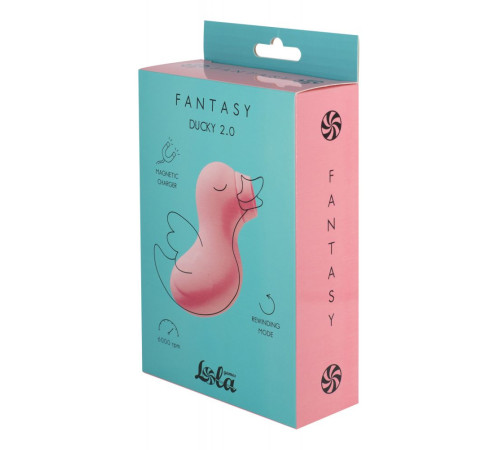 Розовый вакуум-волновой стимулятор Ducky 2.0
