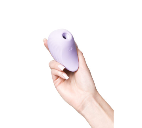 Сиреневый вакуум-волновой стимулятор клитора Satisfyer Pearl Diver