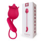 Заказать Розовый вибромассажер Rose Pro 8