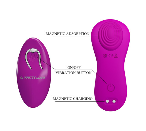 Лиловый вибратор в трусики Romario с пультом ДУ