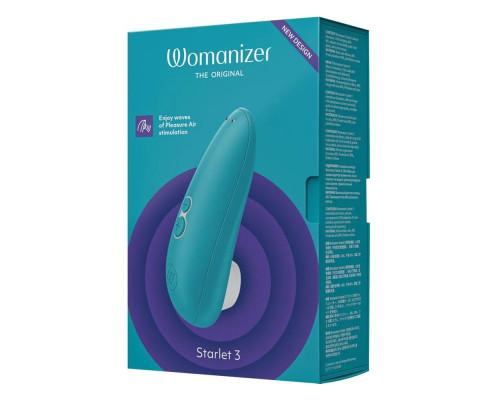 Заказать Бирюзовый клиторальный стимулятор Womanizer Starlet 3 Заказать Бирюзовый клиторальный стимулятор Womanizer Starlet 3