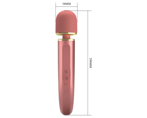 Заказать Персиковый жезловый вибратор Power Wand - 29 см. Заказать Персиковый жезловый вибратор Power Wand - 29 см.
