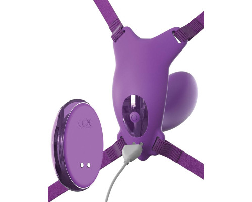 Заказать Фиолетовый пояс с вибровкладкой Ultimate G-Spot Butterfly Strap-On Заказать Фиолетовый пояс с вибровкладкой Ultimate G-Spot Butterfly Strap-On