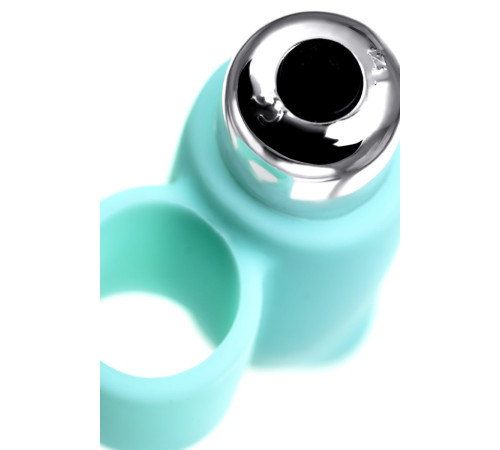 Мятная вибронасадка на палец для клиторальной стимуляции JOS BLISS - 9 см.