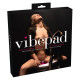 Ярко-розовый клиторальный стимулятор с пультом ДУ VibePad