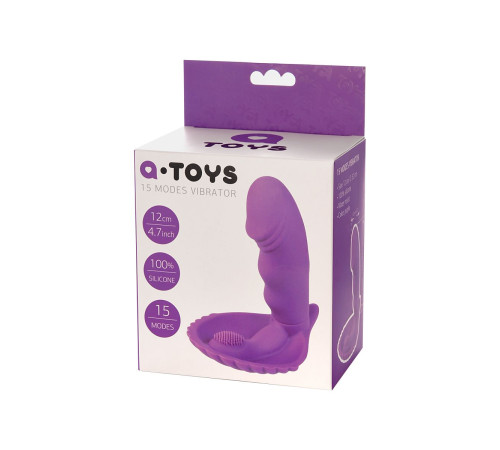 Фиолетовый вибратор для ношения в трусиках