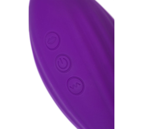 Фиолетовый вакуумный стимулятор клитора Ginny с виброяйцом