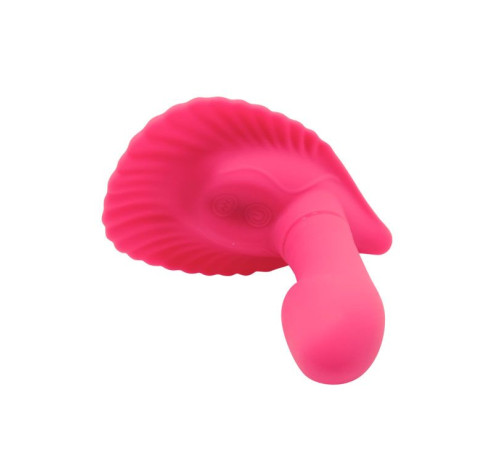 Клиторальный стимулятор с вагинальной пробкой Fancy Clamshell