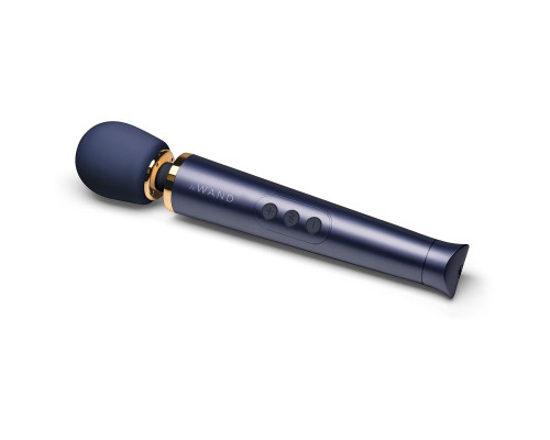 Заказать Cиний вибратор Le Wand Petite Rechargeable Vibrating Massager - 25 см.