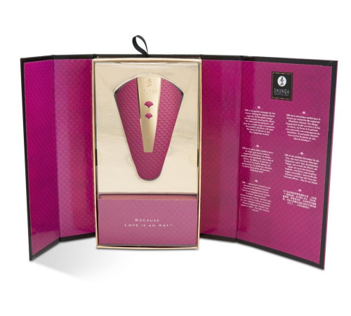 Малиновый клиторальный вибростимулятор OBI