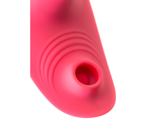 Розовый вибровкладыш в трусики с вакуум-волновой стимуляцией Xiari