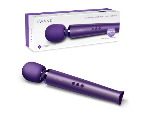 Заказать Фиолетовый вибратор Le Wand Rechargeable Vibrating Massager - 34 см. Заказать Фиолетовый вибратор Le Wand Rechargeable Vibrating Massager - 34 см.