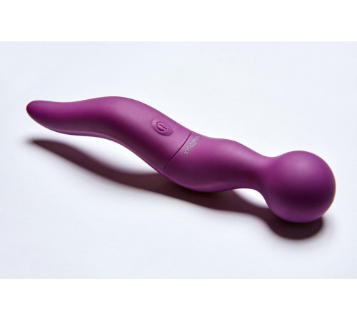 Фиолетовый жезловый вибромассажёр Cassi - 21 см.