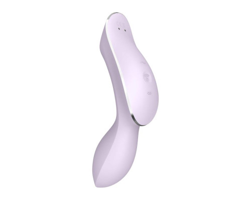 Заказать Сиреневый вибромассажер с вакуумной стимуляцией Curvy Trinity 2