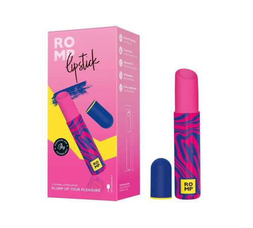 Яркий клиторальный вибратор Romp Lipstick