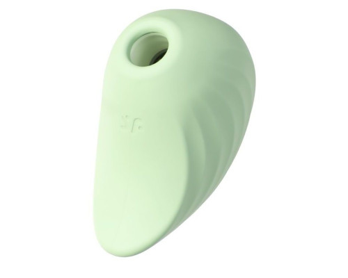 Заказать Салатовый вакуум-волновой стимулятор клитора Satisfyer Pearl Diver