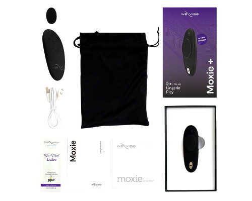 Заказать Черный вибратор в трусики We-Vibe Moxie+ Заказать Черный вибратор в трусики We-Vibe Moxie+