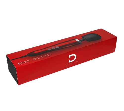 Красный жезловый вибратор Doxy Die Cast Wand Massager