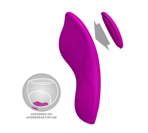Лиловый вибратор в трусики Romario с пультом ДУ