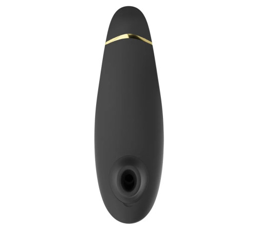 Черный клиторальный стимулятор Womanizer Premium 2