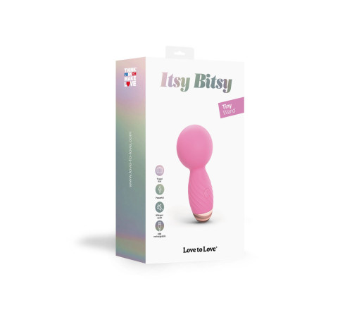 Розовый мини-wand вибратор Itsy Bitsy Mini Wand Vibrator Розовый мини-wand вибратор Itsy Bitsy Mini Wand Vibrator