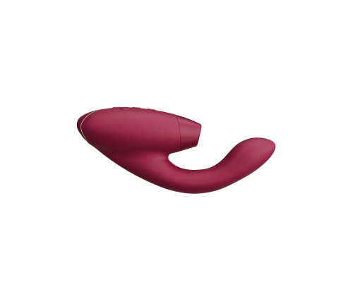 Заказать Бордовый бесконтактный клиторальный стимулятор Womanizer Duo 2