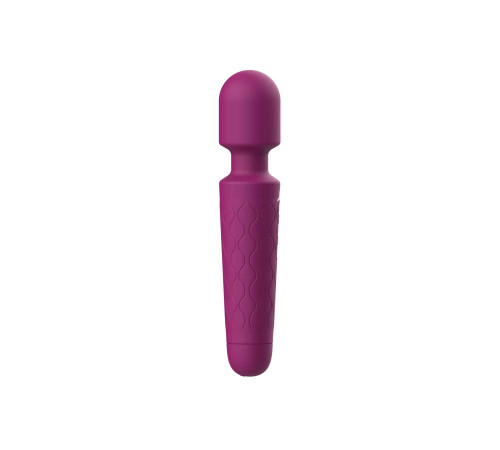 Фиолетовый жезловый вибромассажер Dreaming Wand - 20 см.