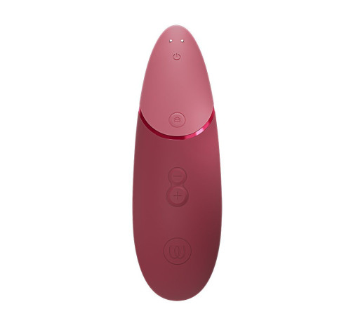 Бордовый бесконтактный клиторальный стимулятор Womanizer Next