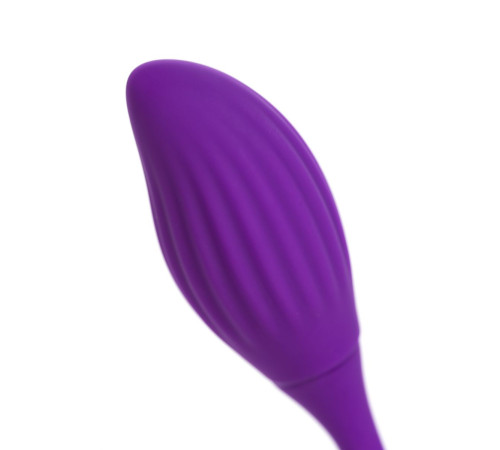 Фиолетовый вакуумный стимулятор клитора Ginny с виброяйцом