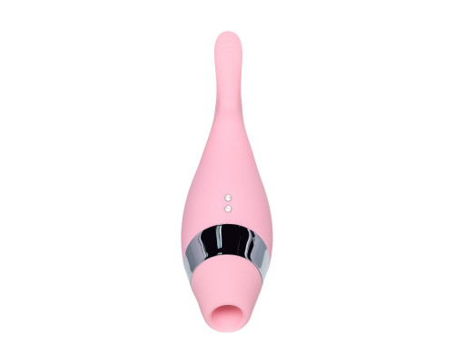 Заказать Розовый многофункциональный стимулятор Dahlia - 14 см.