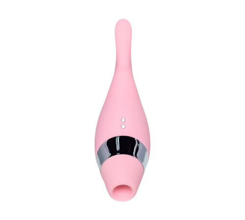 Розовый многофункциональный стимулятор Dahlia - 14 см.