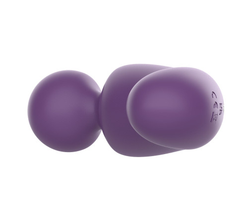 Фиолетовый изогнутый wand-вибратор